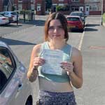 Congratulations to Sophie from Spion Kop who passed her driving test on 7th September
