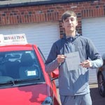 Kieran from Clipstone took only 14 hours of driving lessons Kieran from Clipstone took only 14 hours of driving lessons