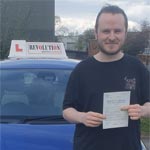 Simon from Rainworth, passed his test first time on 24th April Simon from Rainworth, passed his test first time on 24th April
