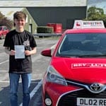 Corey from Ashfield passed his test on 6th June Corey from Ashfield passed his test on 6th June