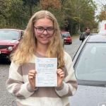 Abbi from Worksop Abbi from Worksop passed the driving test on 11th November 2025