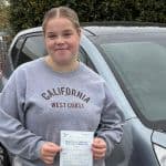 Ashley from Sutton in Ashfield Ashley from Sutton in Ashfield passed the driving test on 18th October 2025