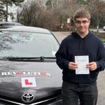 Aaron from Chesterfield Aaron from Chesterfield passed the driving test on 18th December 2025