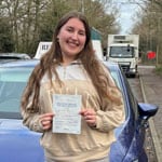 Isobel from Worksop Isobel from Worksop passed the driving test on 23rd December 2025
