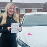 Ellenore from Mansfield Woodhouse passed after taking driving lessons with Revolution Driving Instructor Mikey. Ellenore passed in her own car with only 3 driver faults. Ellenore from Mansfield Woodhouse passed after taking driving lessons with Revolution Driving Instructor Mikey. Ellenore passed in her own car with only 3 driver faults.